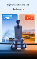 Black Universal Car Phone Mount Holder - 360° Rotation with Upgraded Suction Cup for Dashboard & Windscreen - RnR Galore