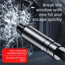 Blue 2 - in - 1 Emergency Car Escape Tool - Spring - Loaded Window Breaker & Seatbelt Cutter - RnR Galore
