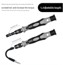 Blue and Black Professional 115 - in - 1 Precision Screwdriver Set - Magnetic Repair Tool Kit for PC, Laptop, Phone & Electronics - RnR Galore