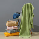 Blue Premium 3 - Piece 100% Cotton Towel Set - Ultra Soft, Absorbent & Quick - Dry for Bathroom - RnR Galore