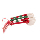 Bread and Butter Gnome Measuring Spoons - 4 Pack - Green/ Red/ White - RnR Galore