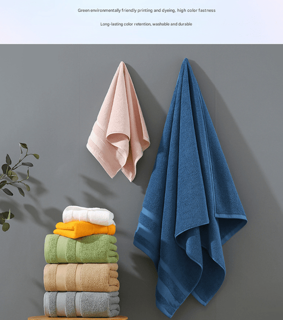 Brown Premium 3 - Piece 100% Cotton Towel Set - Ultra Soft, Absorbent & Quick - Dry for Bathroom - RnR Galore