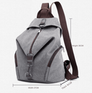 Brown Women's Vintage Canvas Backpack Casual Daypack Retro College School Bag Large Capacity Rucksack for Travel Work & Daily Use - RnR Galore