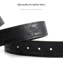 Brown Women's Western Style Embossed Belt 2 Pack Vintage PU Leather Waistband with Antique Silver Buckle for Jeans and Dresses Y2K Fashion - RnR Galore