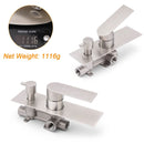 Brushed Nickel Silver Square Stylish 1/2inch Shower Mixer Diverter 2 Way Switch - RnR Galore