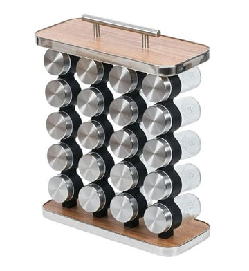 CARLA HOME 20 - Jar Spice Rack Organizer Storage for Kitchen Countertop or Cabinet - RnR Galore