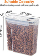 CARLA HOME Airtight Cereal Storage Containers BPA - Free Food Dispensers with Pouring Lids for Pantry & Kitchen (4 Pack 2,5L) - RnR Galore