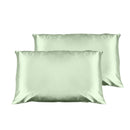 Casa Decor Luxury Satin Pillowcase Twin Pack Size With Gift Box Luxury - Sage Green - RnR Galore