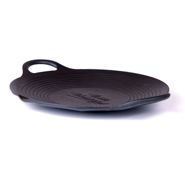 Cast Iron 36cm Korean Japanese BBQ Barbecue Grill Pan Plate Round Griddle Plate Indoor outdoor - RnR Galore