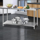 Cefito 610 x 1829mm Commercial Stainless Steel Kitchen Bench - RnR Galore