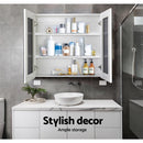 Cefito Bathroom Mirror Cabinet 750x720mm White - RnR Galore