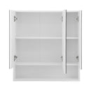 Cefito Bathroom Mirror Cabinet Medicine Adjustable Shelves Wall Hung 700x750mm White - RnR Galore