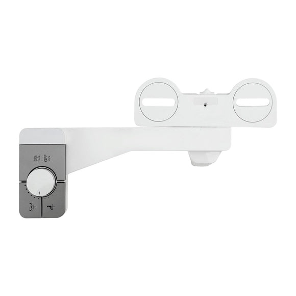 Cefito Non - Electric Ultra - Slim Bidet Attachment Detachable Bidet with Dual Nozzle Frontal & Rear Wash Adjustable Water Pressure Cold Water Toilet Bide - RnR Galore
