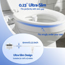 Cefito Non - Electric Ultra - Slim Bidet Attachment Detachable Bidet with Dual Nozzle Frontal & Rear Wash Adjustable Water Pressure Cold Water Toilet Bide - RnR Galore