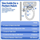 Cefito Non - Electric Ultra - Slim Bidet Attachment Detachable Bidet with Dual Nozzle Frontal & Rear Wash Adjustable Water Pressure Cold Water Toilet Bide - RnR Galore