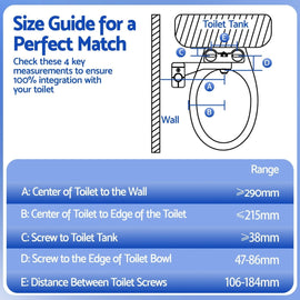 Cefito Non - Electric Ultra - Slim Bidet Attachment Detachable Bidet with Dual Nozzle Frontal & Rear Wash Adjustable Water Pressure Cold Water Toilet Bide - RnR Galore