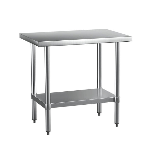 Cefito Stainless Steel Kitchen Benches Work Bench 910x610mm 430 - RnR Galore