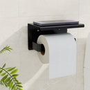 Cefito Toilet Paper Roll Holder w/ Storage Shelf - RnR Galore
