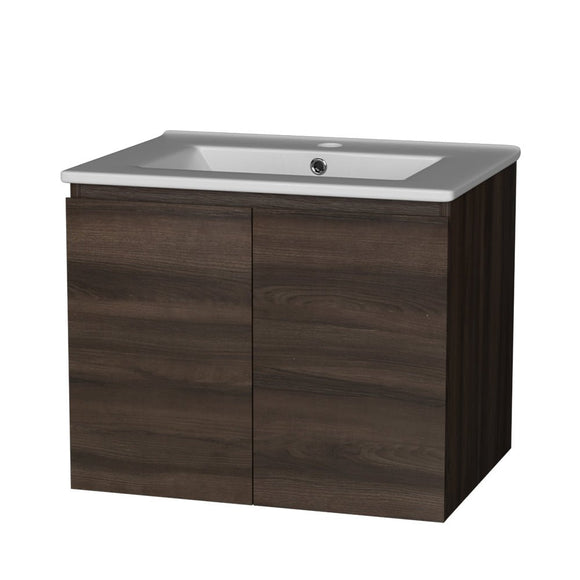 Cefito Vanity Unit 600mm with Basin Walnut - RnR Galore
