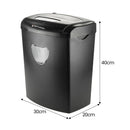 Centurion 21L Cross - Cut Office Shredder 10 - Sheet Paper, CD & Credit Card Security - RnR Galore