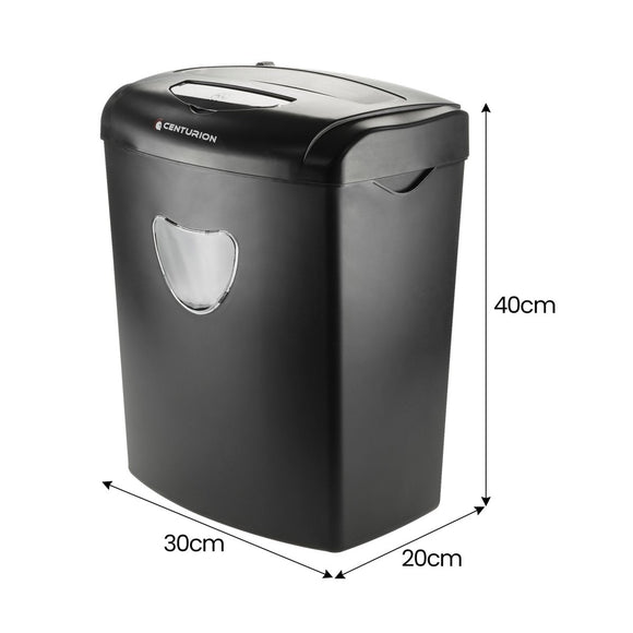 Centurion 21L Cross - Cut Office Shredder 10 - Sheet Paper, CD & Credit Card Security - RnR Galore