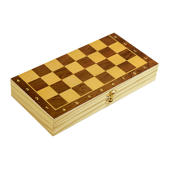 Chess Board Games Folding Large Chess Wooden Chessboard Set Wood Toy Gift - RnR Galore