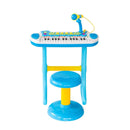 Children's Electronic Keyboard with Stand (Blue) Musical Instrument Toy - RnR Galore