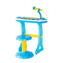 Children's Electronic Keyboard with Stand (Blue) Musical Instrument Toy - RnR Galore