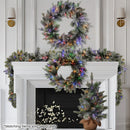 Christabelle 61cm Pre - Lit Snowy Stamford Spruce Battery - Operated Mini Christmas Tree Multi - Functional LED Timer - RnR Galore