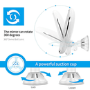 Christmas gift 10X Magnifying Suction Cup LED Makeup Mirror: Flawless Vanity Mirror with Natural Light for Precise Grooming - RnR Galore