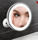 Christmas gift 10X Magnifying Suction Cup LED Makeup Mirror: Flawless Vanity Mirror with Natural Light for Precise Grooming - RnR Galore