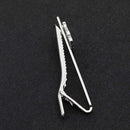 Christmas Tie Clip 2 pcs, Stylish Santa Tie Clip, Compatible with Christmas Wedding Winter Accessories, Bar Buckle Tie Clip - RnR Galore
