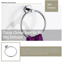 Classic Chrome Towel Bar Rail Ring Bathroom - RnR Galore