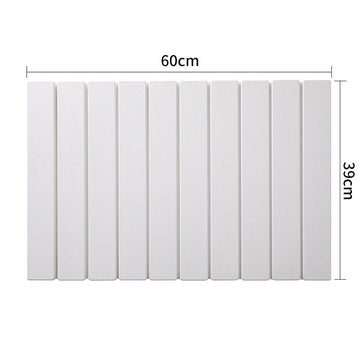 Collapsible Diatom Mud Bath Mat - Quick Dry, Non - Slip, Odor - Free Absorbent Pad(white) - RnR Galore
