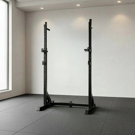 Commercial Squat Rack Adjustable Pair Fitness Exercise Weight Lifting Gym Barbell Stand - RnR Galore