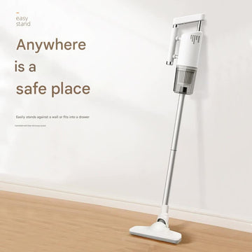 Cordless 2 - in - 1 Handheld & Stick Vacuum Cleaner - Powerful Suction, Washable Filter, Multi - Tool Kit(White) - RnR Galore