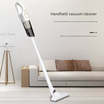 Cordless 2 - in - 1 Handheld & Stick Vacuum Cleaner with Detachable Water Tank & Dust Mite Remover(white) - RnR Galore