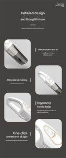 Cordless 2 - in - 1 Handheld & Stick Vacuum Cleaner with Detachable Water Tank & Dust Mite Remover(white) - RnR Galore