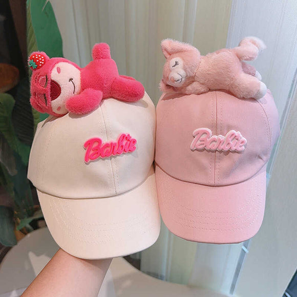 Cute Plush - Decorated Baseball Cap(khaki) - RnR Galore