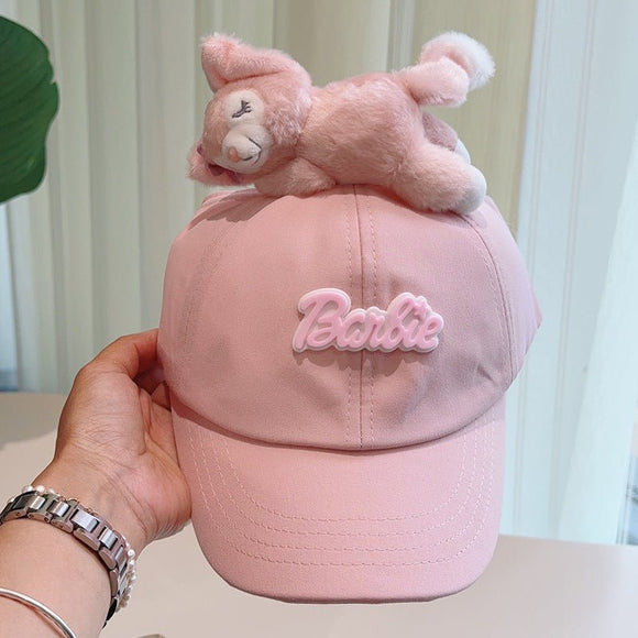 Cute Plush - Decorated Baseball Cap(Meat pink) - RnR Galore