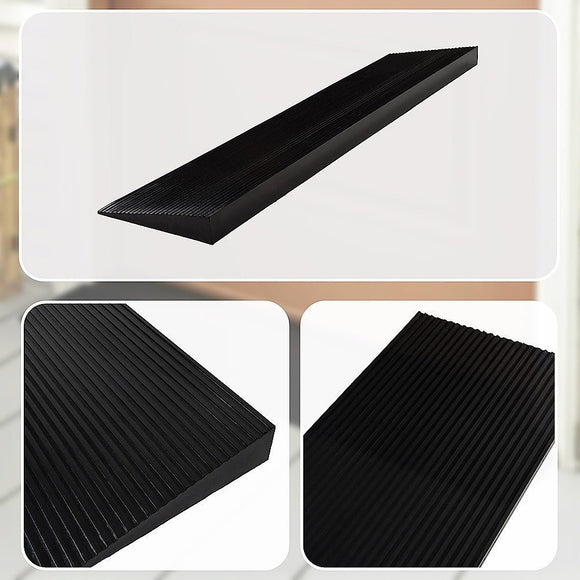 Cuttable Threshold Ramp Rubber Wheelchair Ramp Solid 4 cm Rise 90 cm Wide - RnR Galore