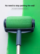 Dark Blue and Grey Pro Refillable Paint Roller Set with Extension Pole - No - Drip Easy Fill Wall Painting Tool Kit - RnR Galore