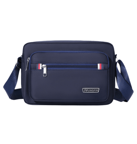 Dark Blue Dual - Style Men's Oxford Cloth Crossbody Bag Bundle - Oxford Cloth Business Shoulder Bag, Multi - Functional Large Capacity, Fits 8 - inch Tablet - RnR Galore