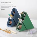 Dark Blue Transforming Silicone Pencil Case - Stand - Up Pen Holder & Stationery Organizer - RnR Galore
