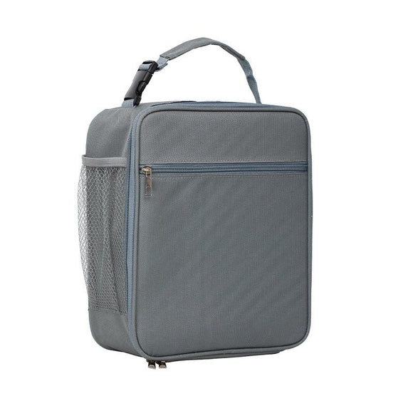 Dark grey Insulated Lunch Bag with Shoulder Strap - Portable & Large Capacity Thermal Bento Tote - RnR Galore