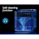 Devanti 12kg Ice Maker Machine Portable Ice Cube Tray Bar Countertop 2L Black - RnR Galore