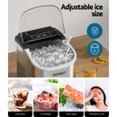 Devanti 12kg Ice Maker Machine w/Self Cleaning Silver - RnR Galore
