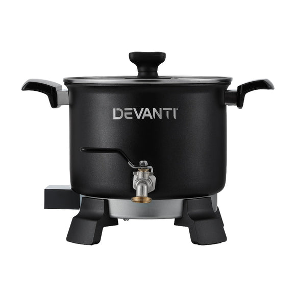 Devanti 5L Wax Melter Candle Making 1200W Melting Pot Furnace Quick Pour Spout Soy Soap - RnR Galore