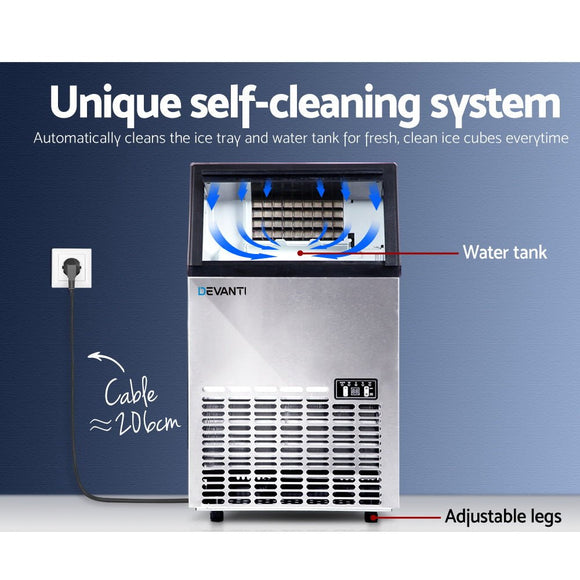 Devanti 60kg Commercial Ice Maker Machine - RnR Galore