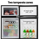 Devanti 80L Bar Fridge Mini Freezer Refrigerator Black - RnR Galore